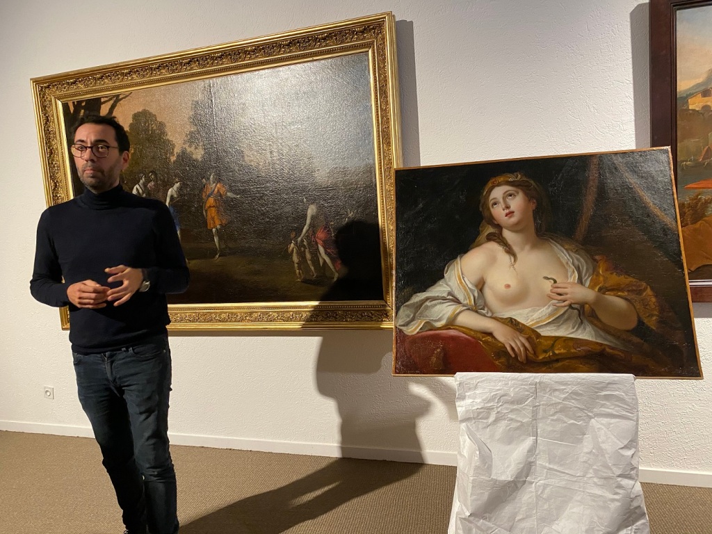 6 février 2020: Restauration de tableaux au Musée